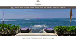 Desktop Screenshot of majapahitbeachvillas.com